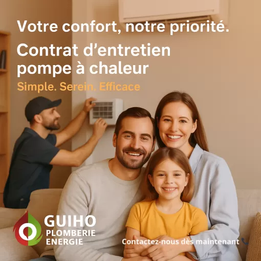 Entretien de votre pompe à chaleur - Guérande, Guérande, GUIHO PLOMBERIE