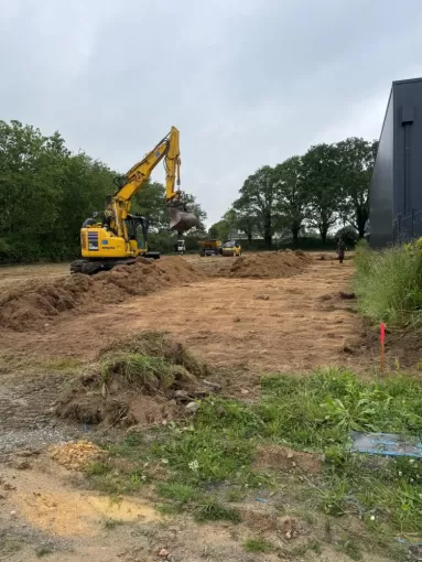 Construction de nos nouveaux locaux - Saint-Lyphard, Guérande, GUIHO PLOMBERIE