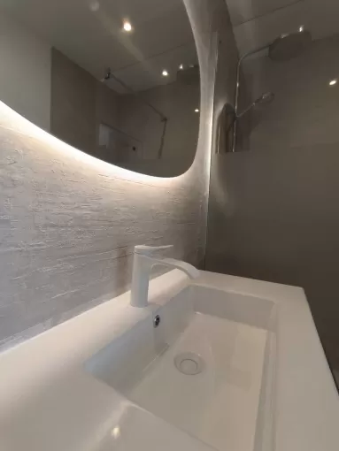 Mitigeur de lavabo blanc - Guérande, Guérande, GUIHO PLOMBERIE